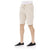 Solid Color Drawstring Bermuda Shorts W48 US Men