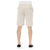 Solid Color Drawstring Bermuda Shorts W48 US Men