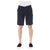 Solid Color Bermuda Shorts with Zipper and Button Closure W44 US Men