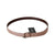 Stunning Dolce &amp; Gabbana Exotic Skin Belt with Brushed Gold Buckle 90 cm Men