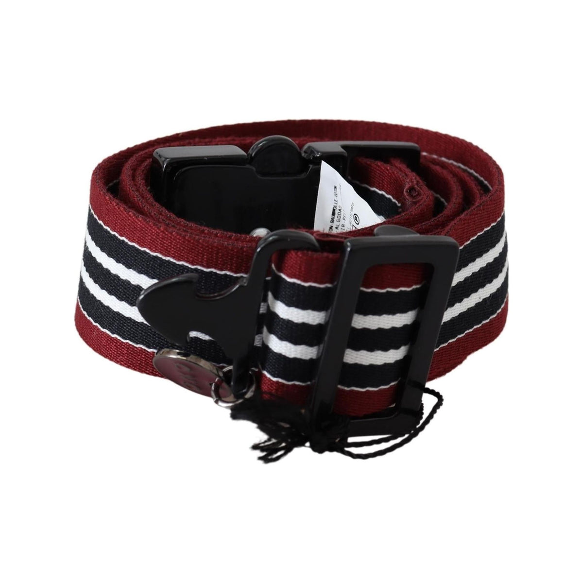 CNC Costume National Fashion Belt with Stripe Motif 100 cm Women