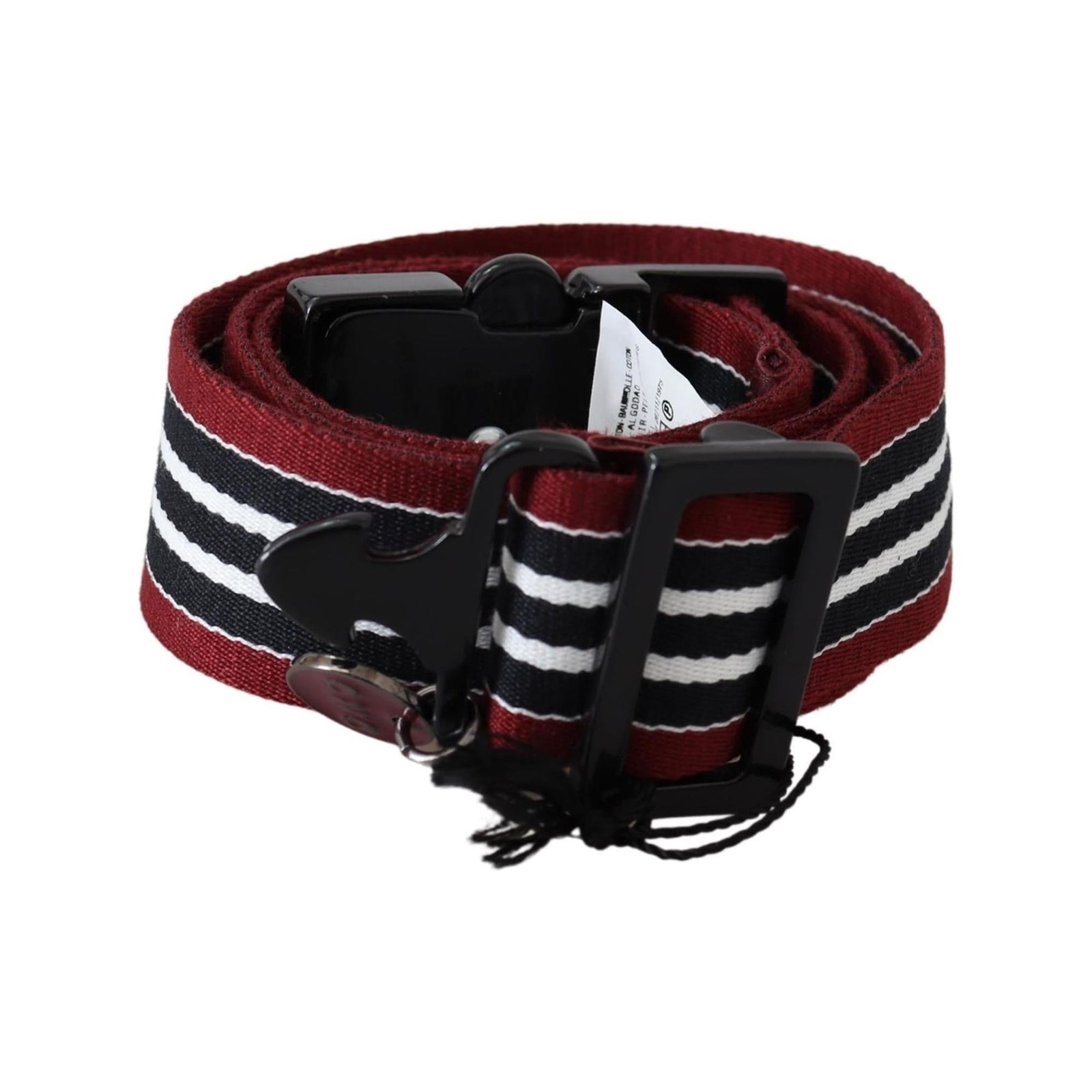 CNC Costume National Fashion Belt with Stripe Motif 100 cm Women