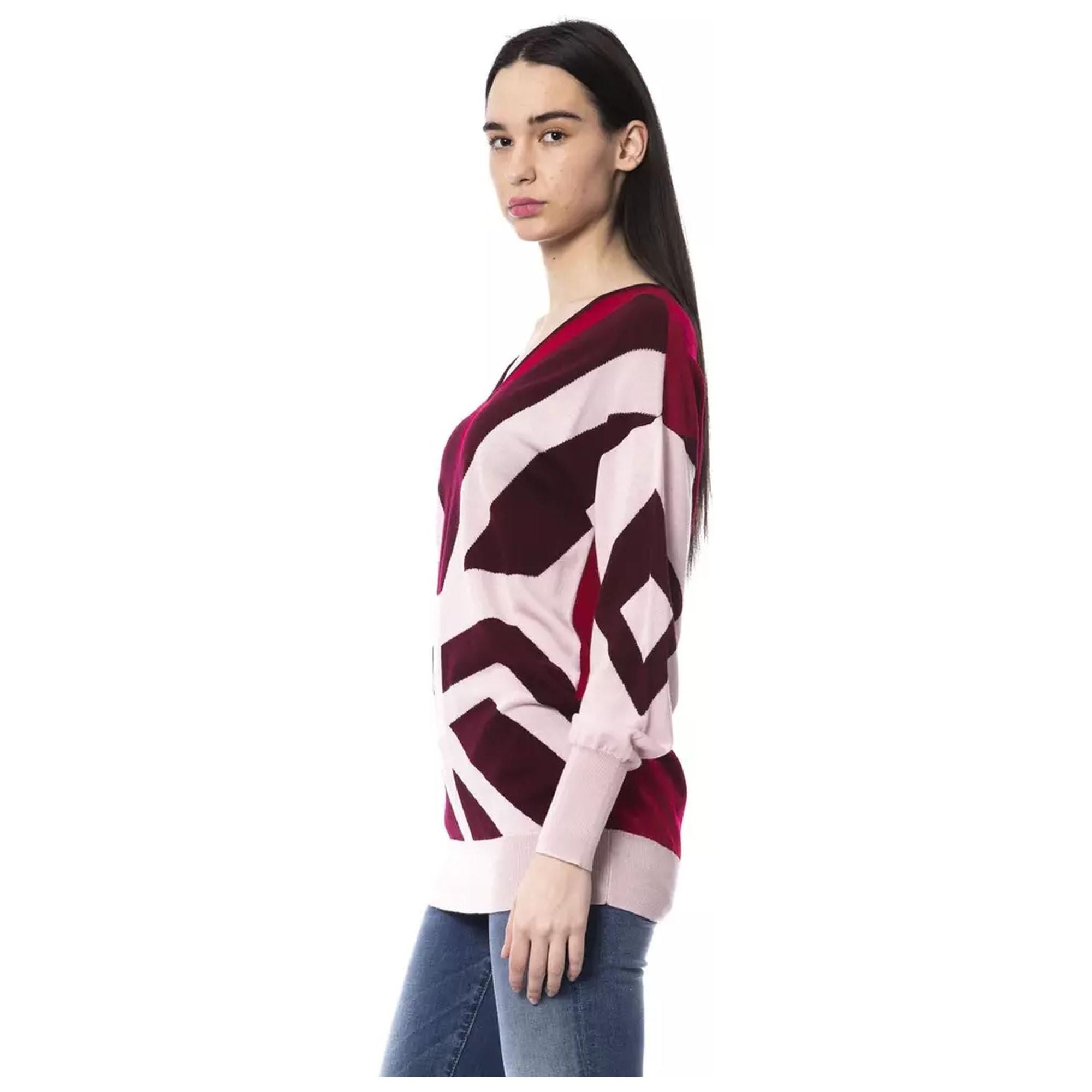 Oversized V-neck Sweater S Women