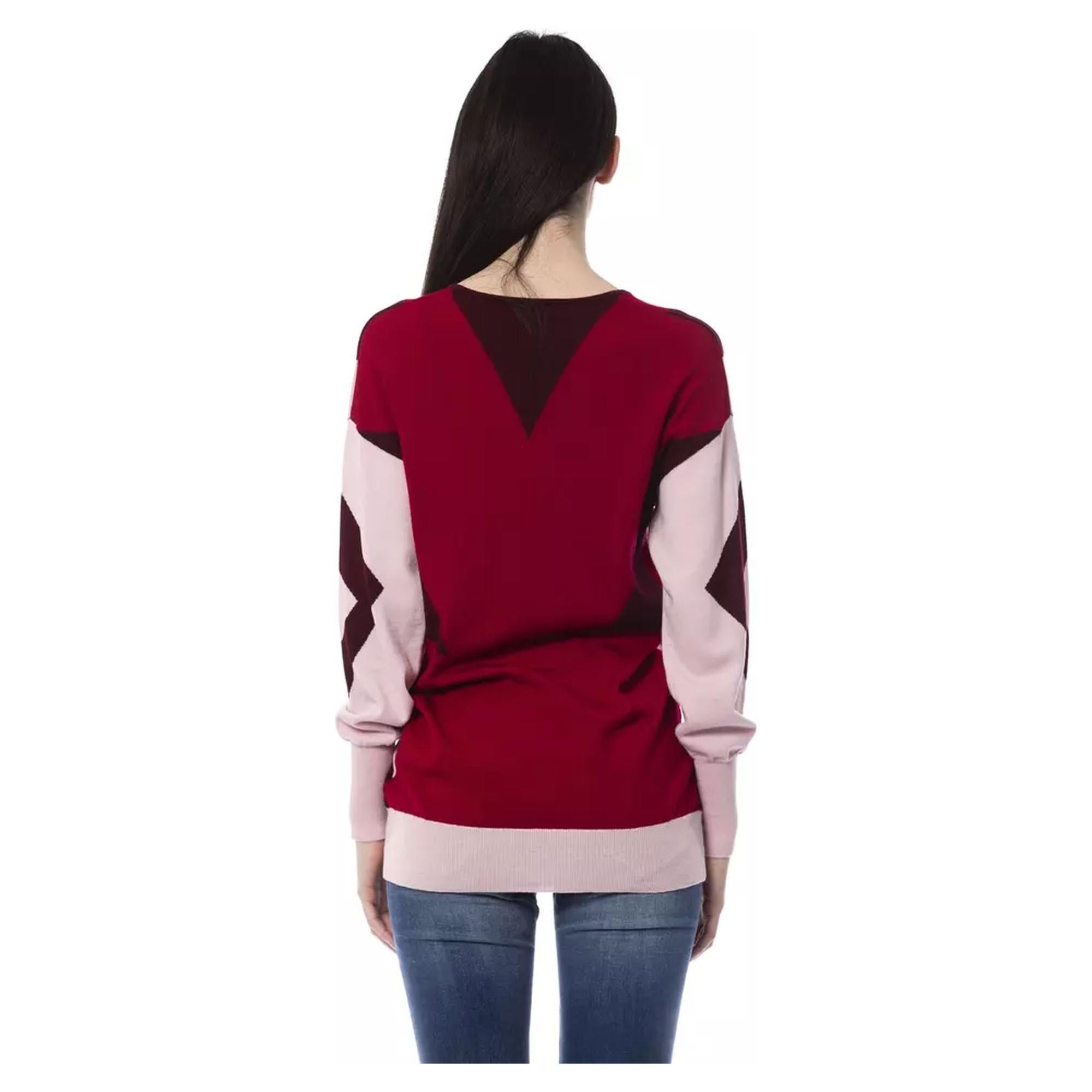 Oversized V-neck Sweater S Women