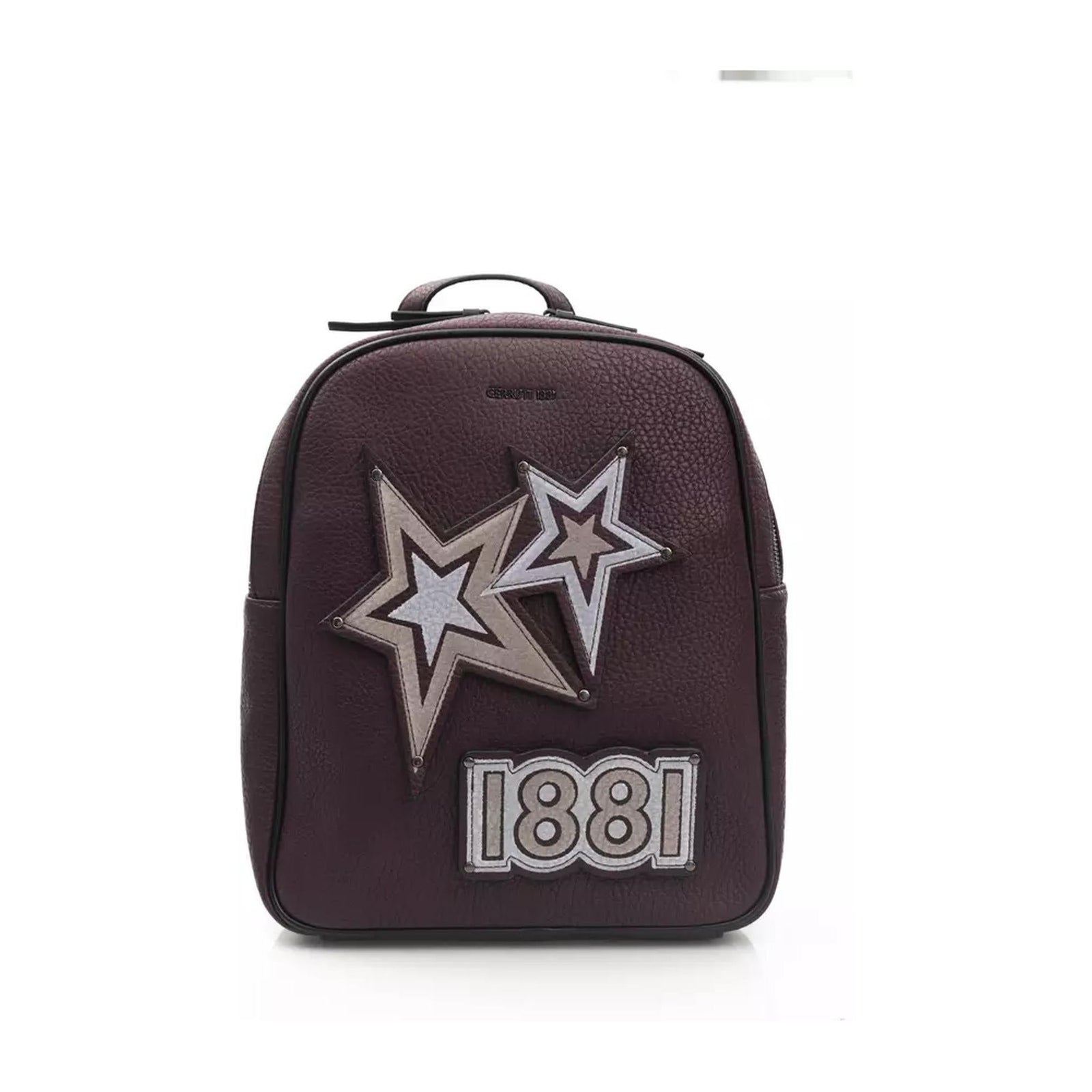 Zip Closure Backpack with Multiple Compartments and Logo