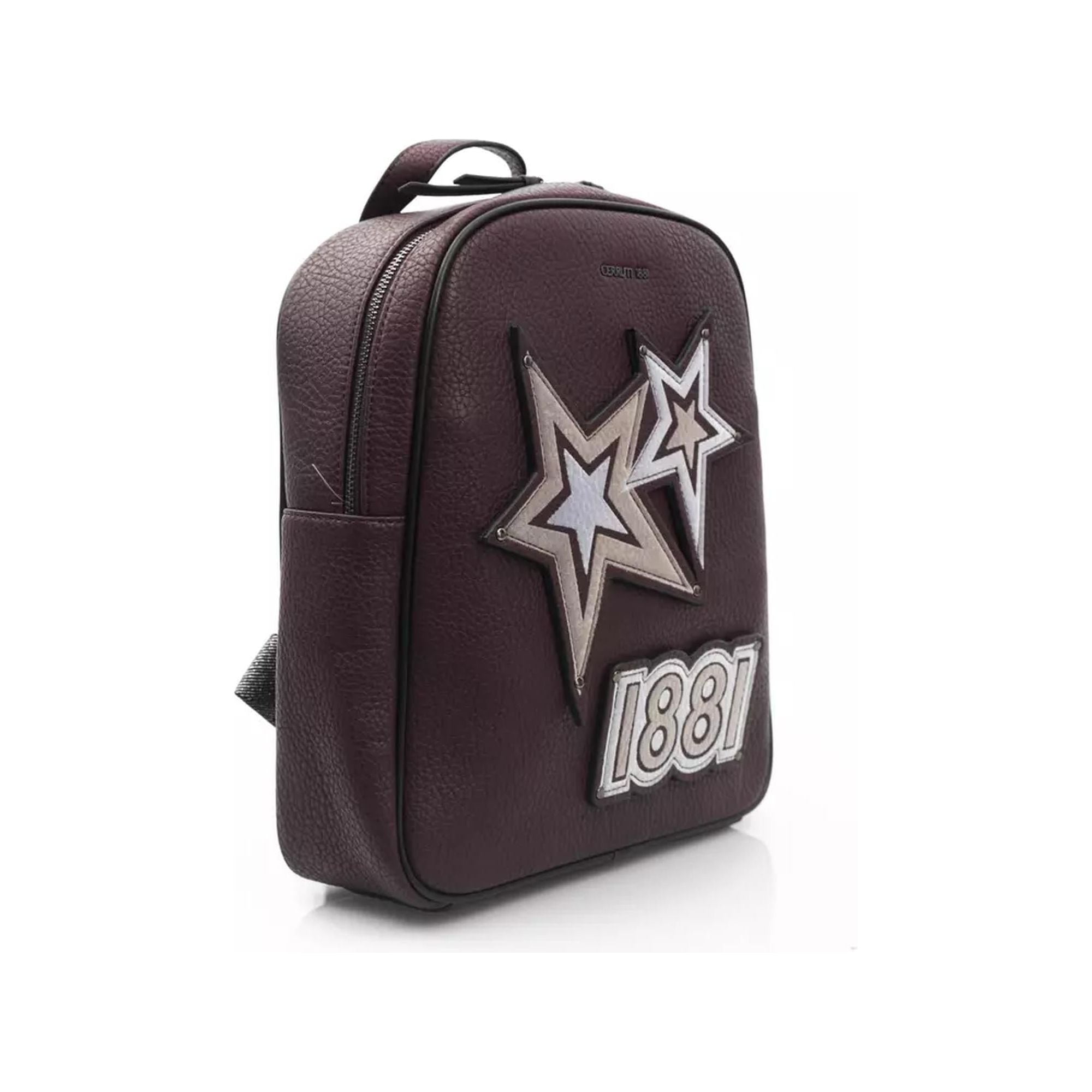 Zip Closure Backpack with Multiple Compartments and Logo