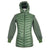 Womens Long Down Jacket with Hood Dark Green M Women