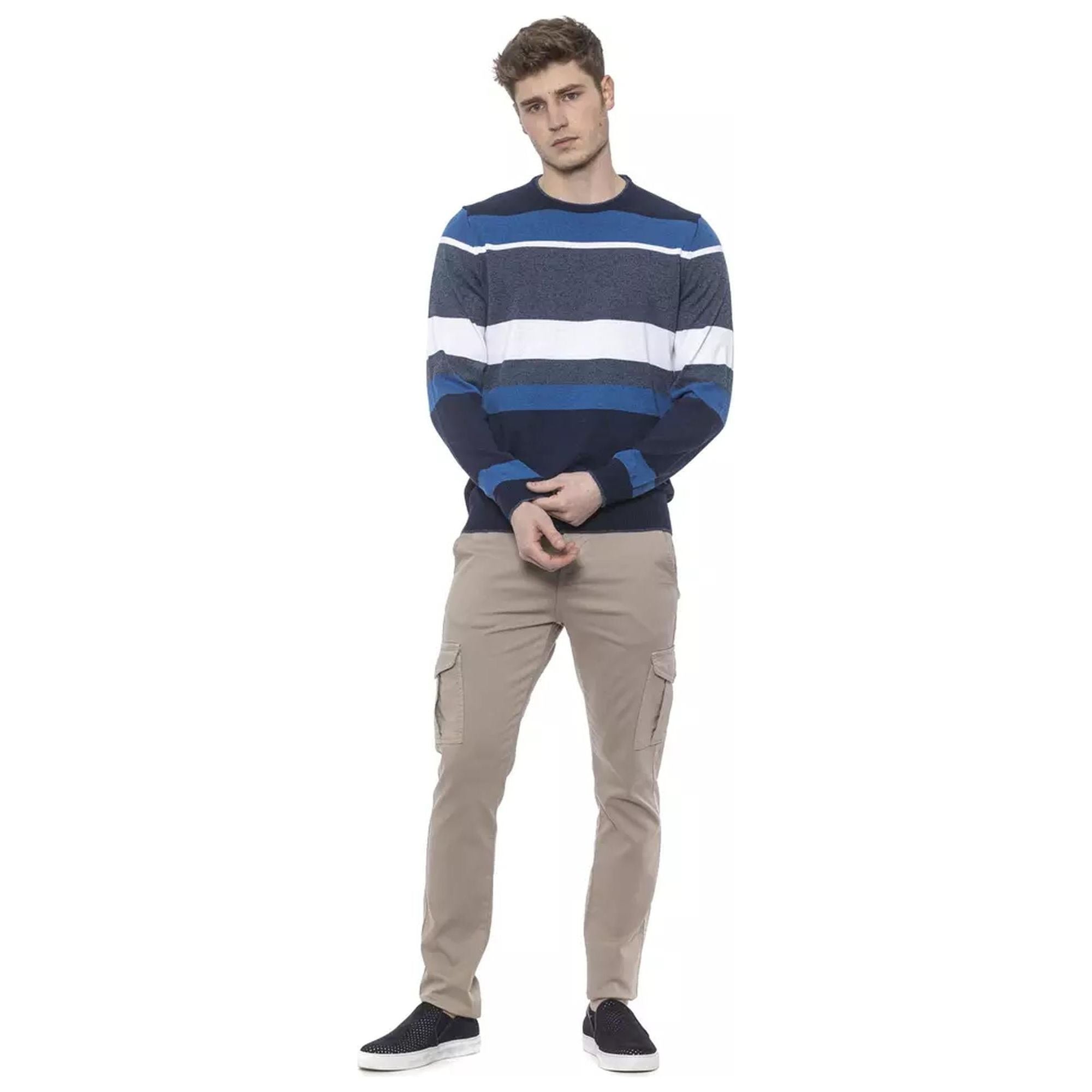 Striped Crewneck Sweater S Men