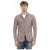 Classic Button-Front Fabric Jacket with Front Pockets 46 IT Men