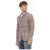 Classic Button-Front Fabric Jacket with Front Pockets 46 IT Men