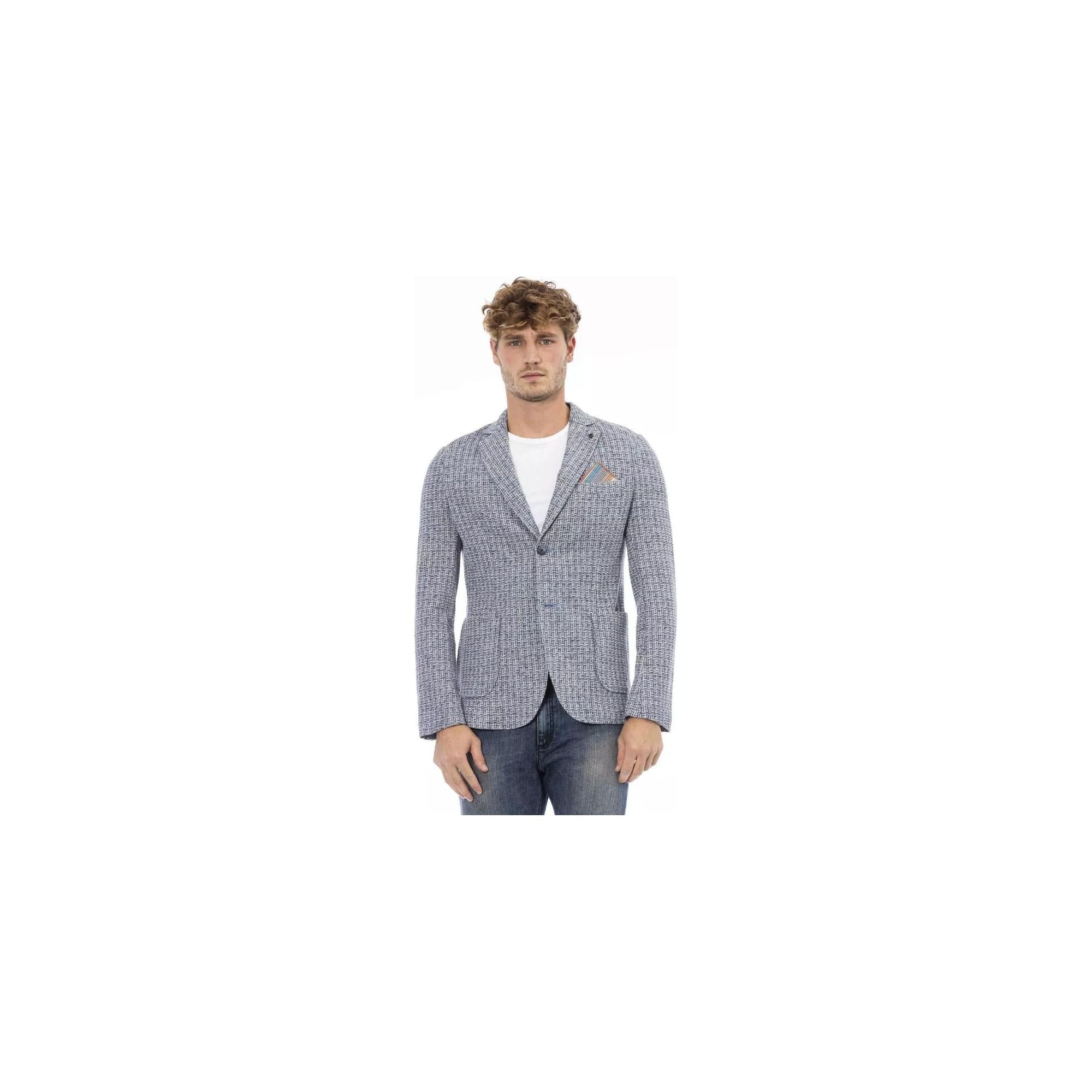 Classic Button Closure Jacket with Front Pockets 46 IT Men