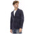 Classic Button Closure Fabric Jacket with Front Pockets 48 IT Men