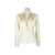 Classic Double-Breasted Sequin Jacket with Pointed Collar and Front Pockets 40 IT Women