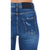 Worn Wash Denim Jeans with Multi-Pockets and Front Closure W27 US Women