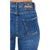 Worn Wash Denim Jeans with Multi-Pockets and Front Closure W28 US Women