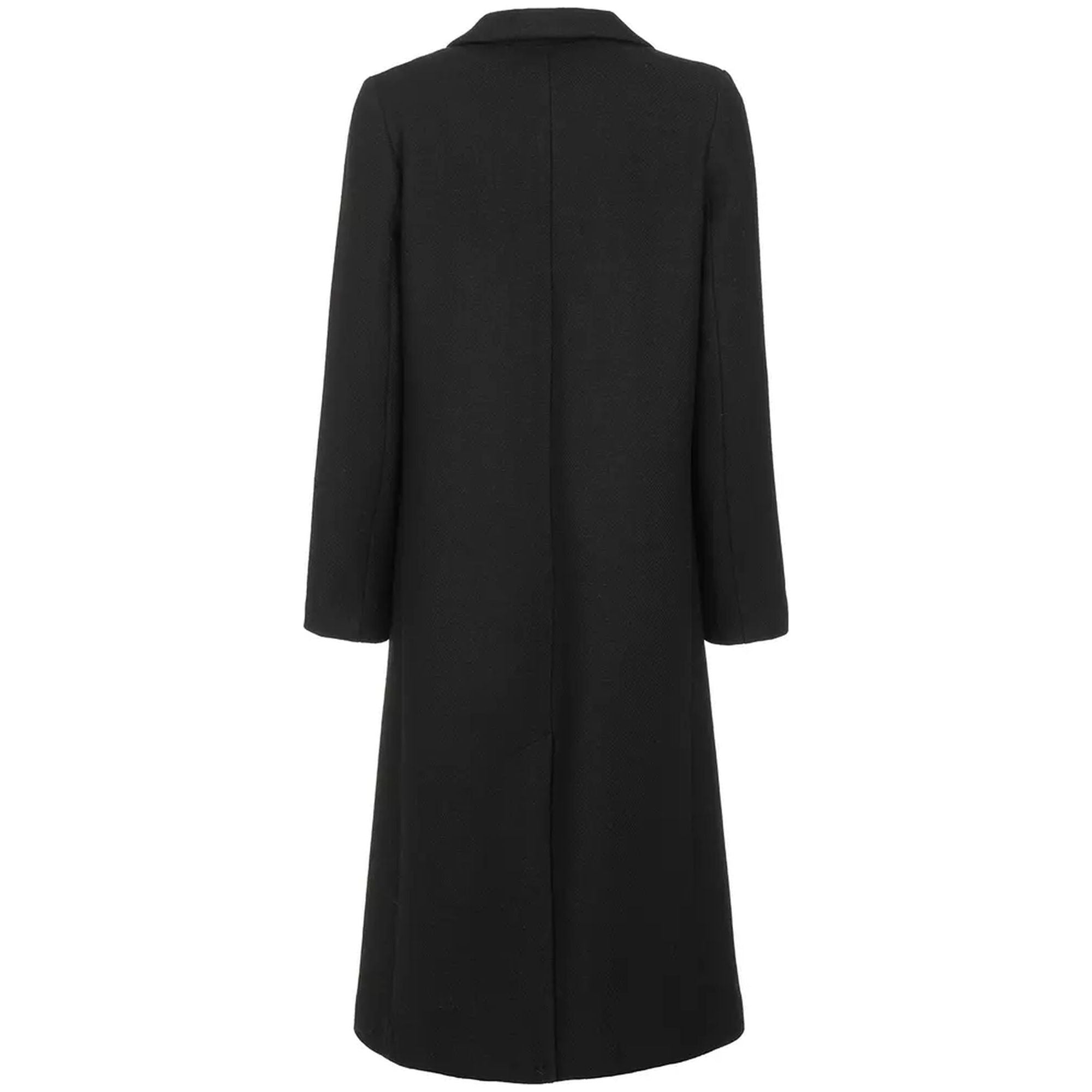 Wool Blend Coat with Front Pockets &amp; Internal Lining 2XL Women