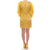 Yellow Lace Crystal Sheath Dress by Dolce &amp; Gabbana 38 IT Women