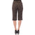 Wool Blend Shorts with Zipper Closure and Front Pockets 40 IT Women