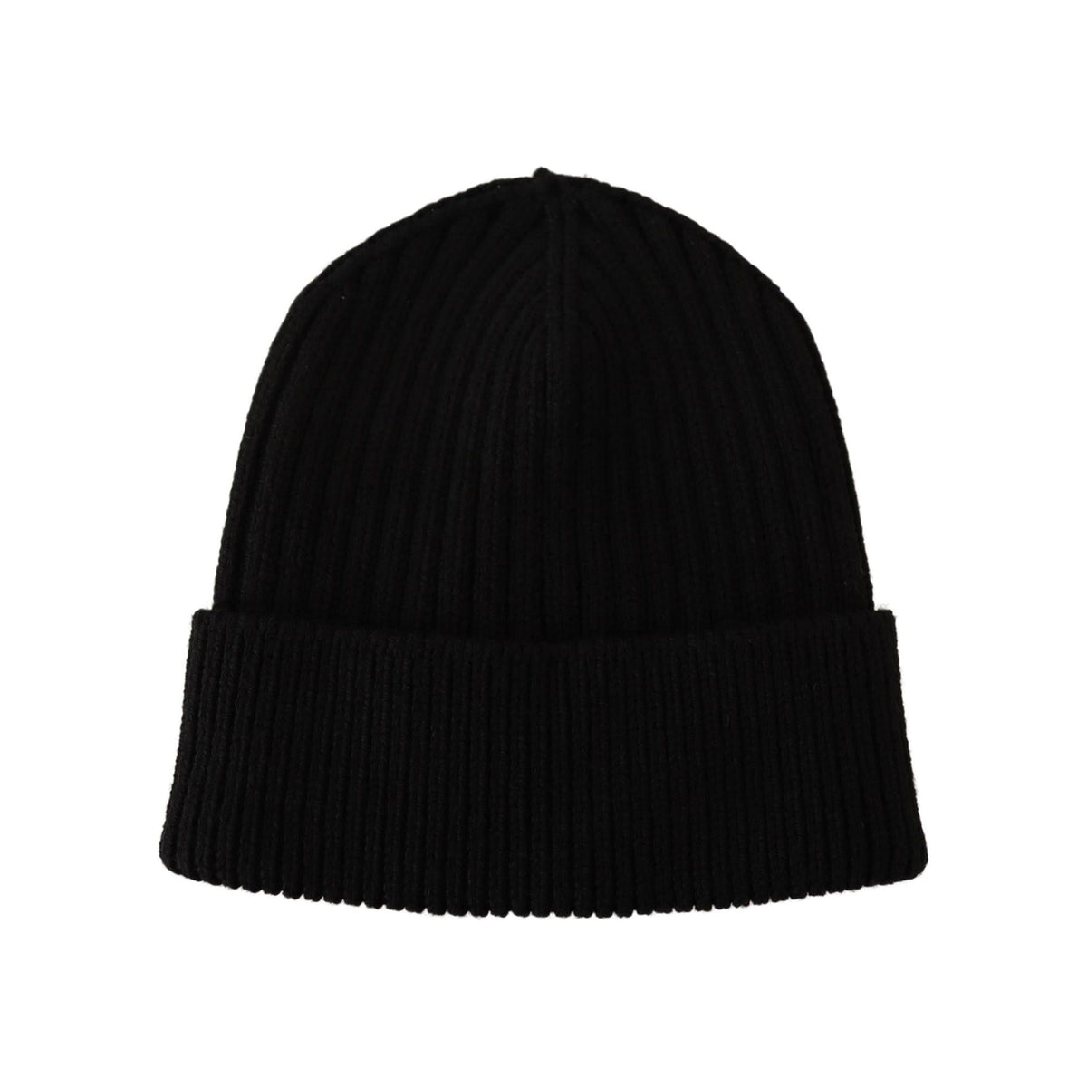 100% Authentic Dolce &amp; Gabbana Cable Knit Beanie Hat with Fleece Liner One Size Women