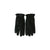 100% Authentic Dolce &amp; Gabbana Black Biker Gloves - Leather 10 Men