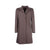 Womens Virgin Wool Coat with Hidden Button Closure and Side Pockets 42 IT Women