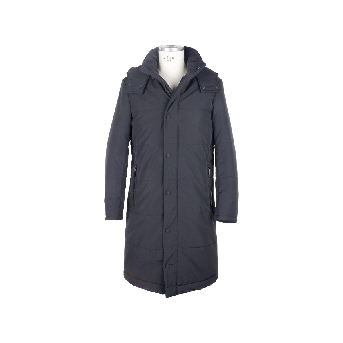 Padded Mens Raincoat in Loro Piana Fabric 46 IT Men