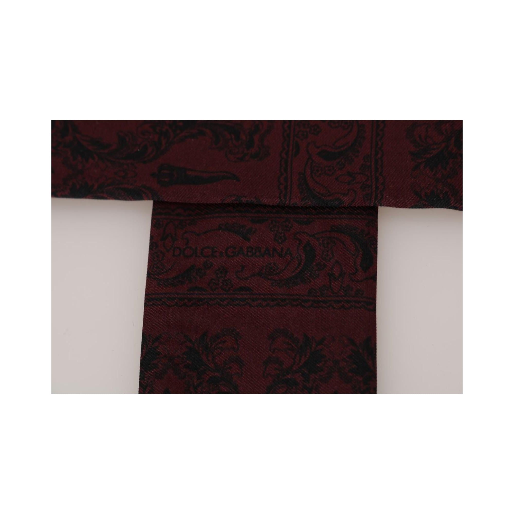 100% Silk Dolce &amp; Gabbana Tie Scarf Wrap One Size Men