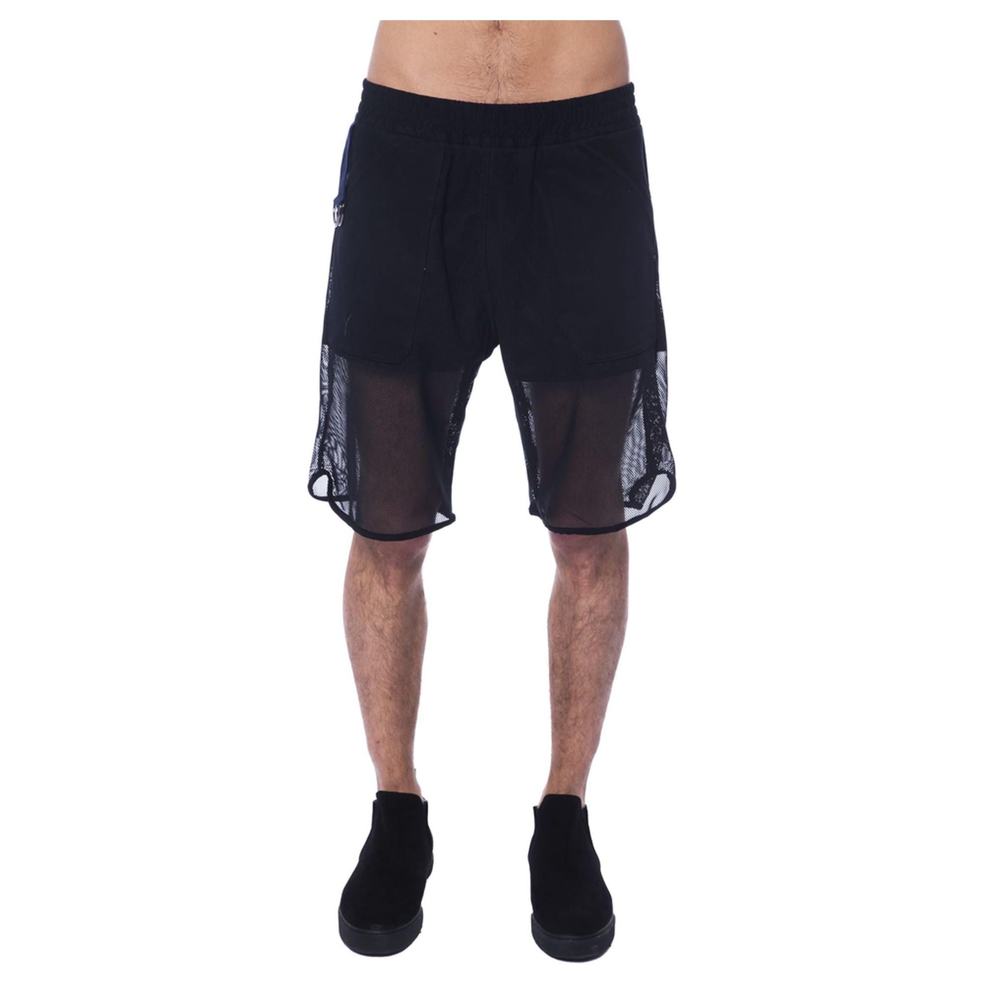 Short Transparent Textil Logo Shorts L Men