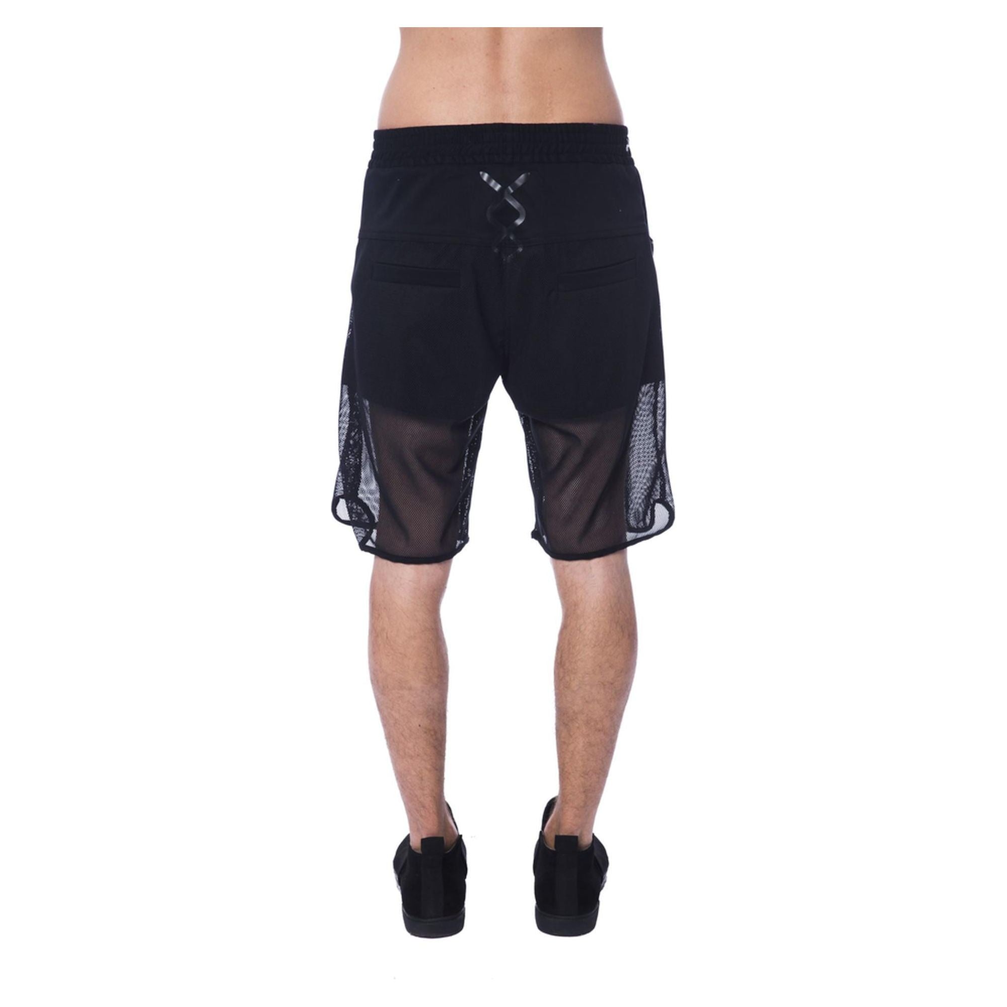 Short Transparent Textil Logo Shorts L Men