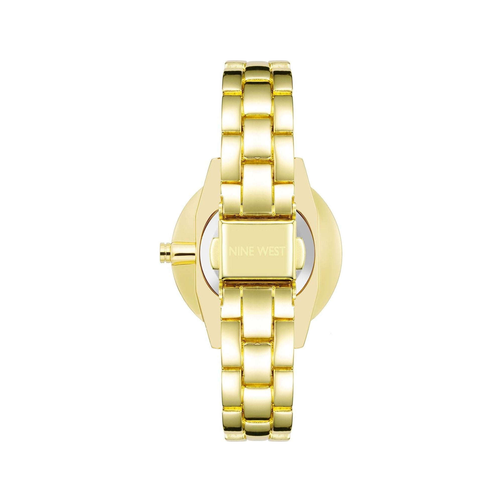 Classic Gold Metal Analog Womens Quartz Watch One Size Women