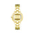 Classic Gold Metal Analog Womens Quartz Watch One Size Women