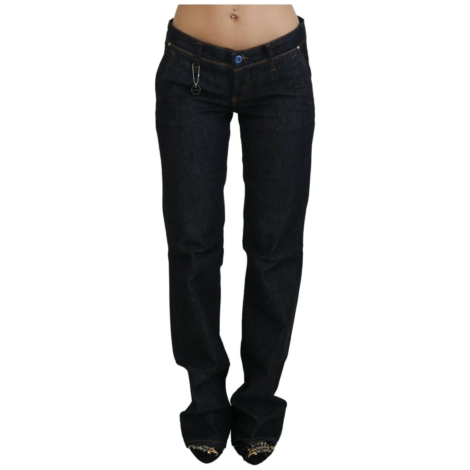 Authentic CNC Costume National Low Waist Straight Leg Jeans W26 US Women