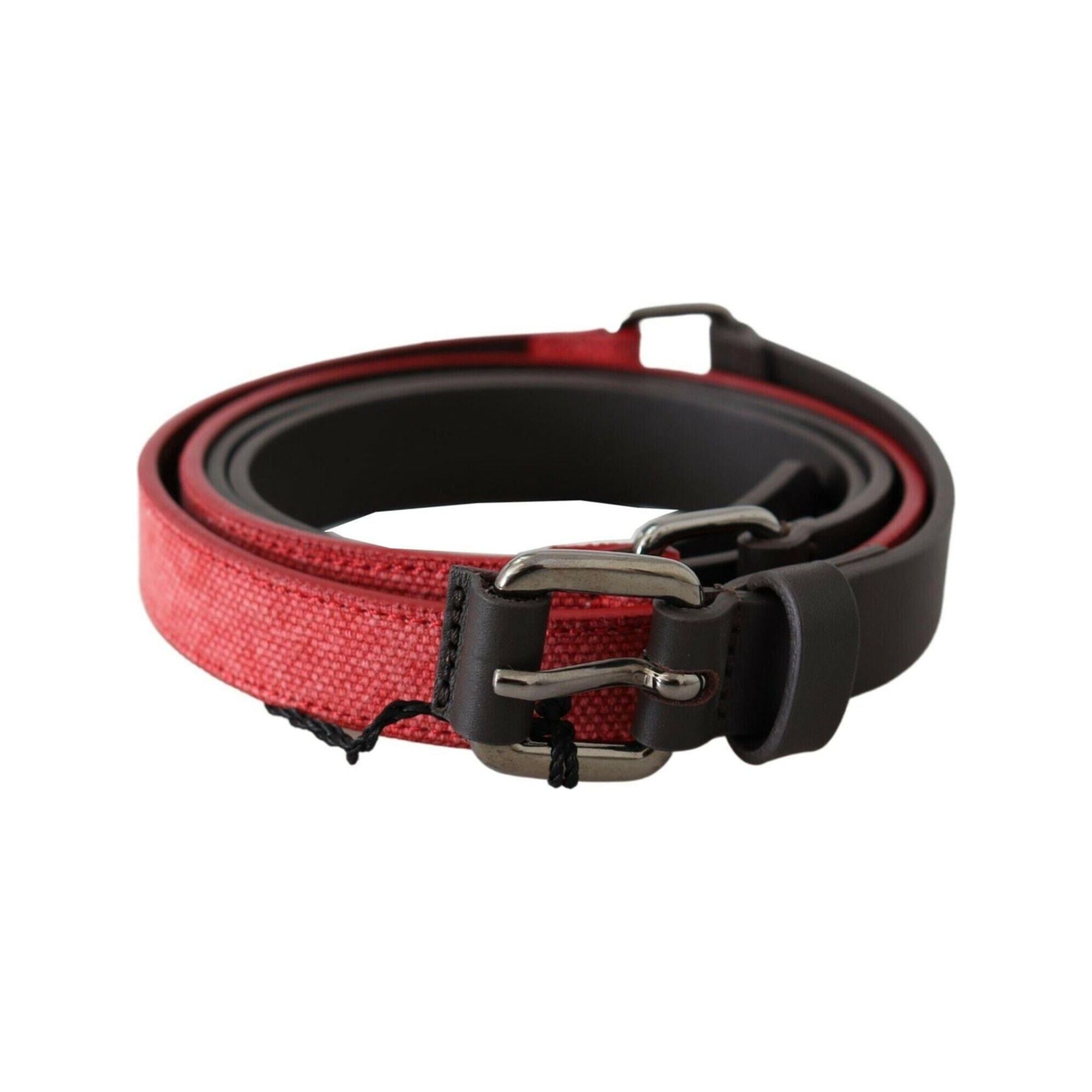 CNC Costume National Fashion Belt with Metal-tone Hardware 85 cm Women