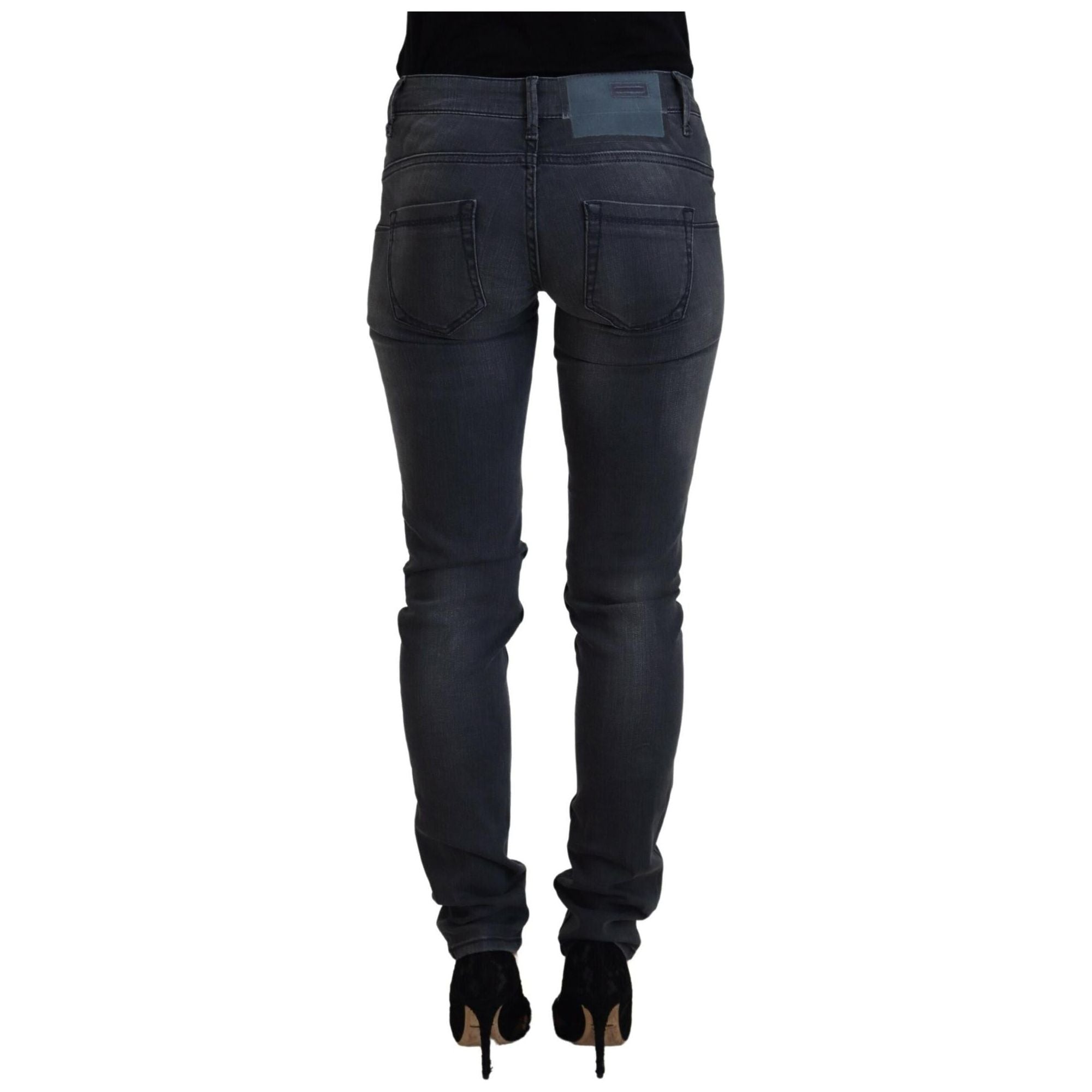 Authentic ACHT Skinny Jeans with Logo Details W26 US Women