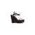 Wedge Sandal with Ankle Strap and Transparent Band 36 EU Women