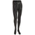 Striped Nylon Micro Mesh Tights with Logo Details M Women