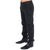 Stylish Black Corduroy Pants with Logo Details 48 IT Men