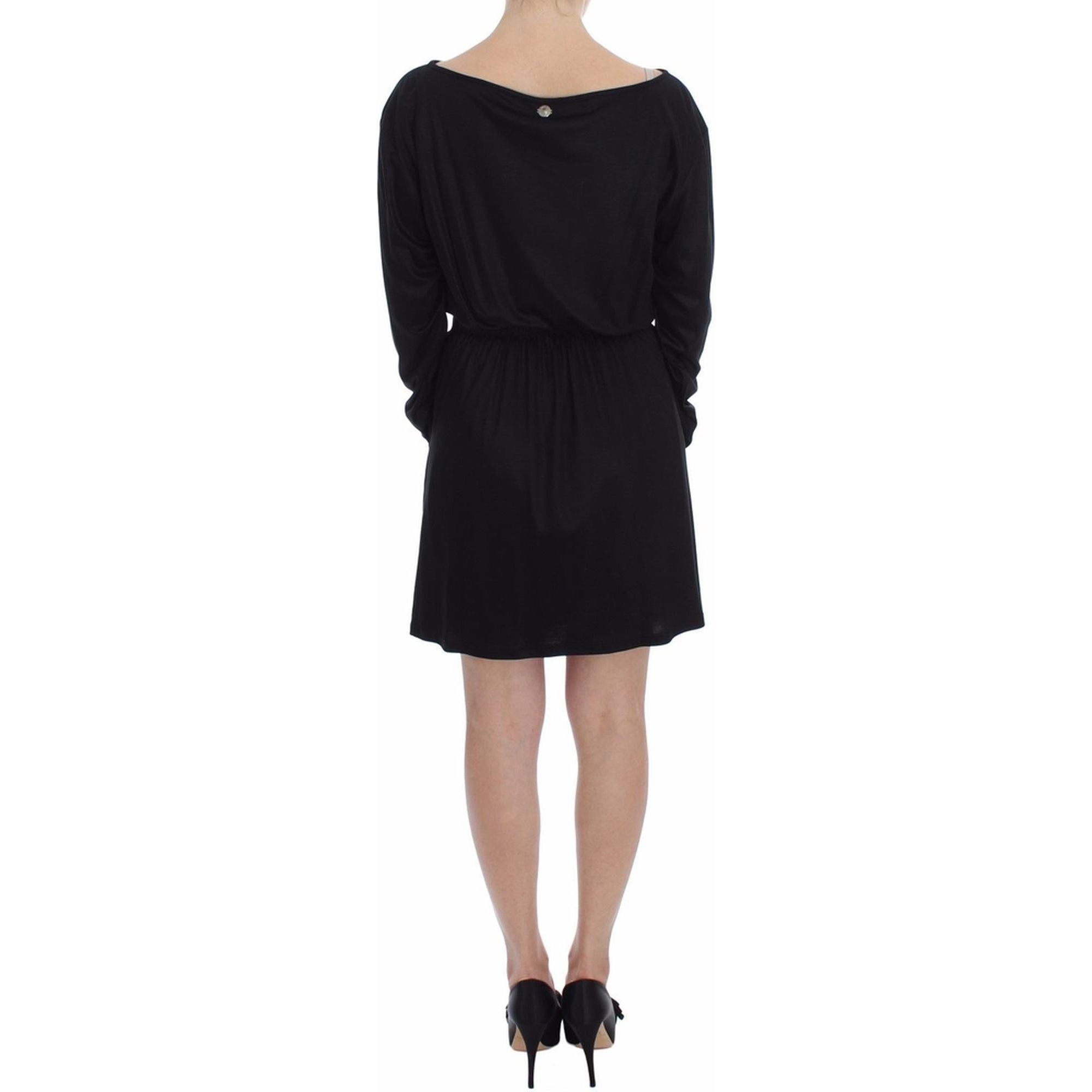 Versace Jeans Couture VJC Black Shift Dress 40 IT Women