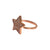 Authentic NIALAYA Pink Gold Plated Sterling Silver Ring 54 EU Women