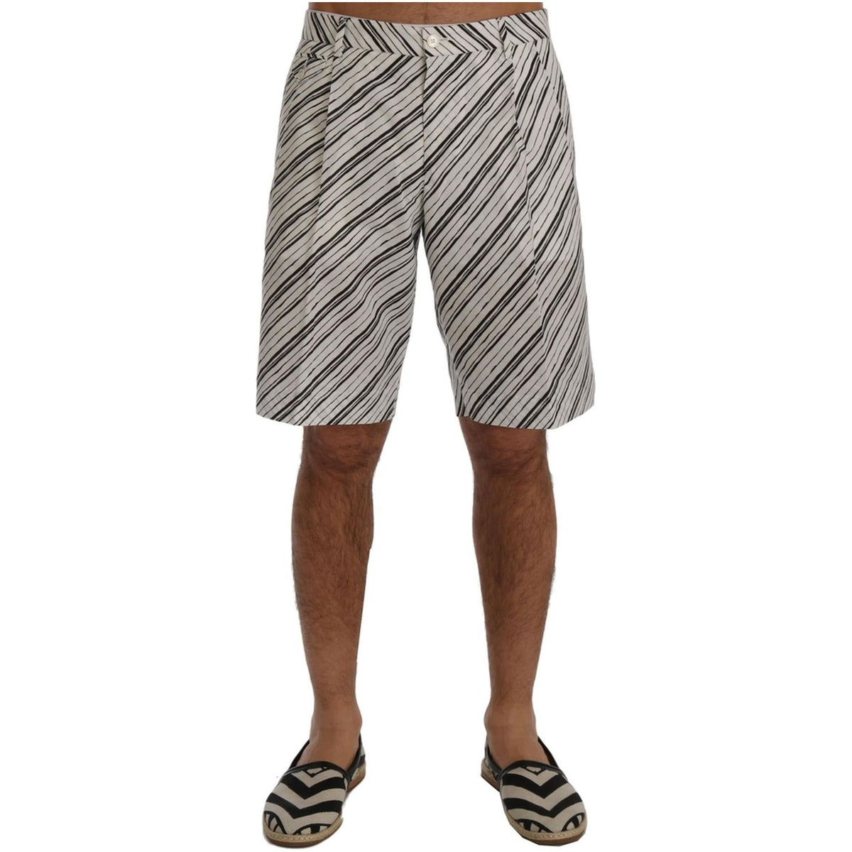 Striped Casual Shorts by Dolce &amp; Gabbana