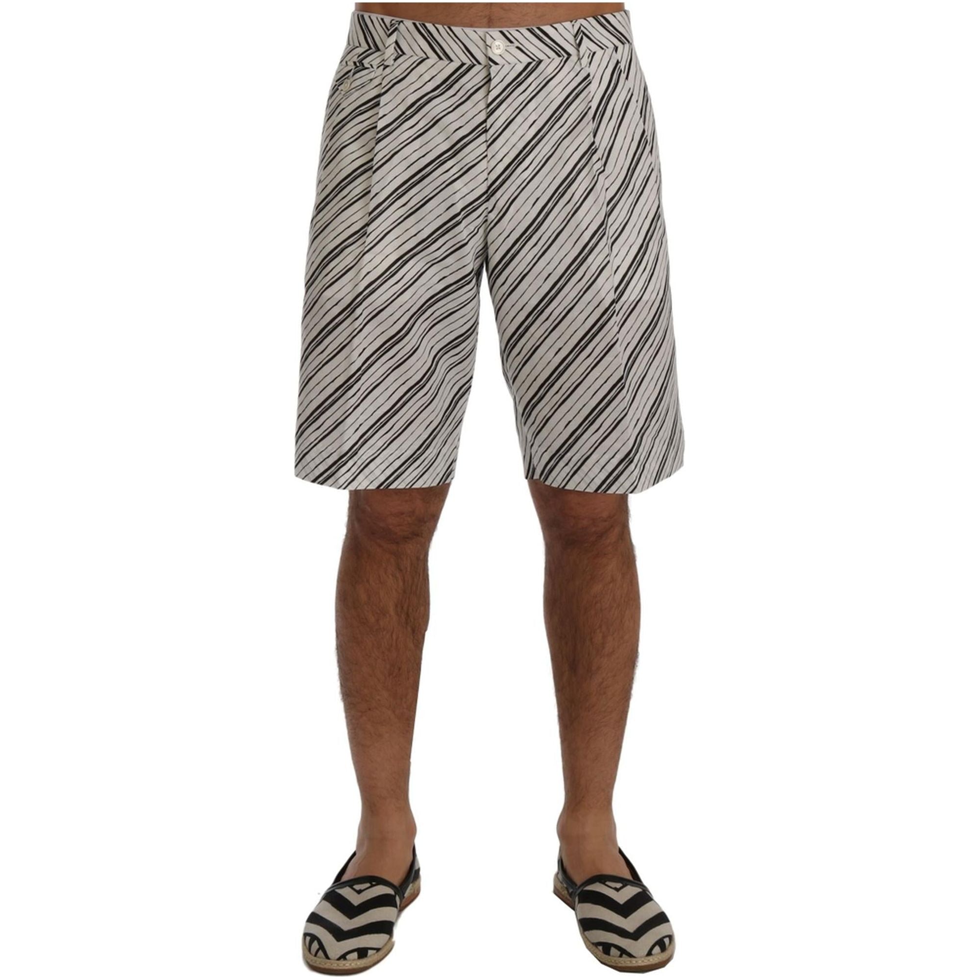 Striped Casual Shorts by Dolce & Gabbana