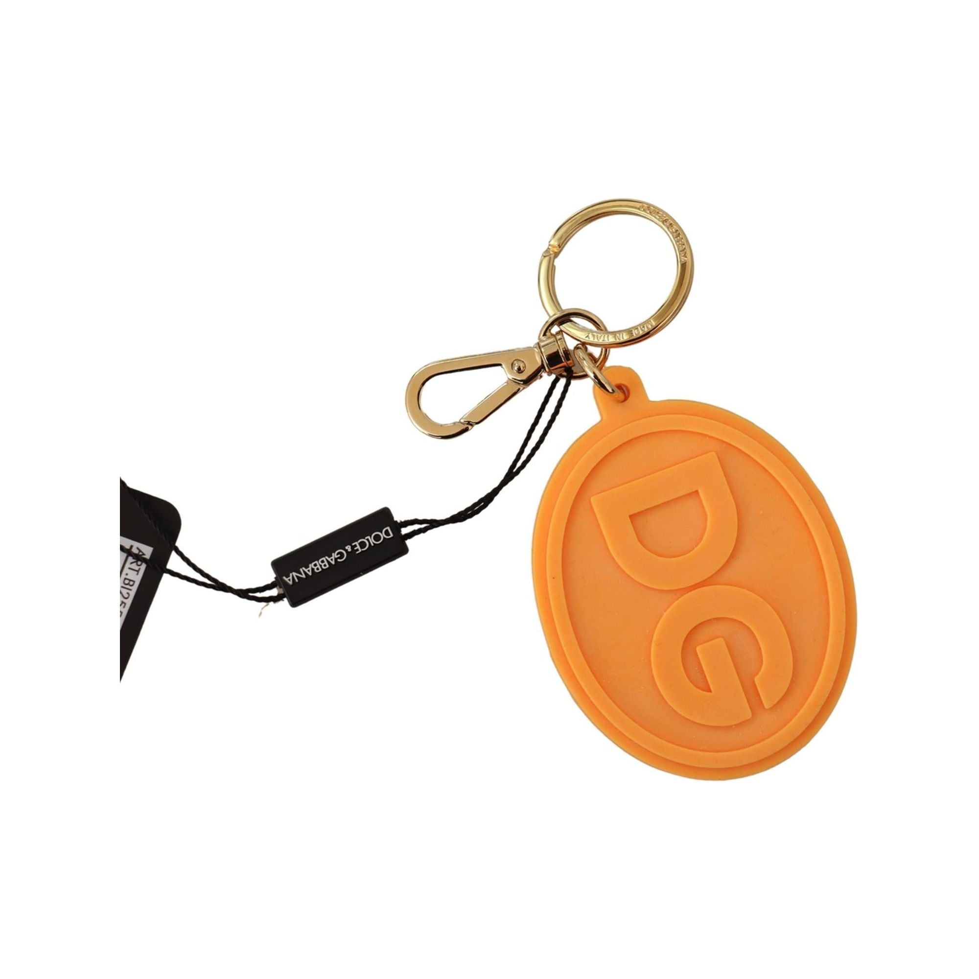 Dolce &amp; Gabbana Keychains &amp; Bag Charms with Logo Engraved Metal Hardware One Size Men
