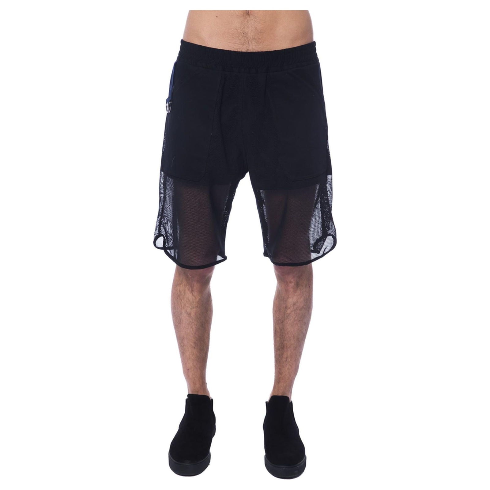 Short Transparent Textil Logo Shorts M Men