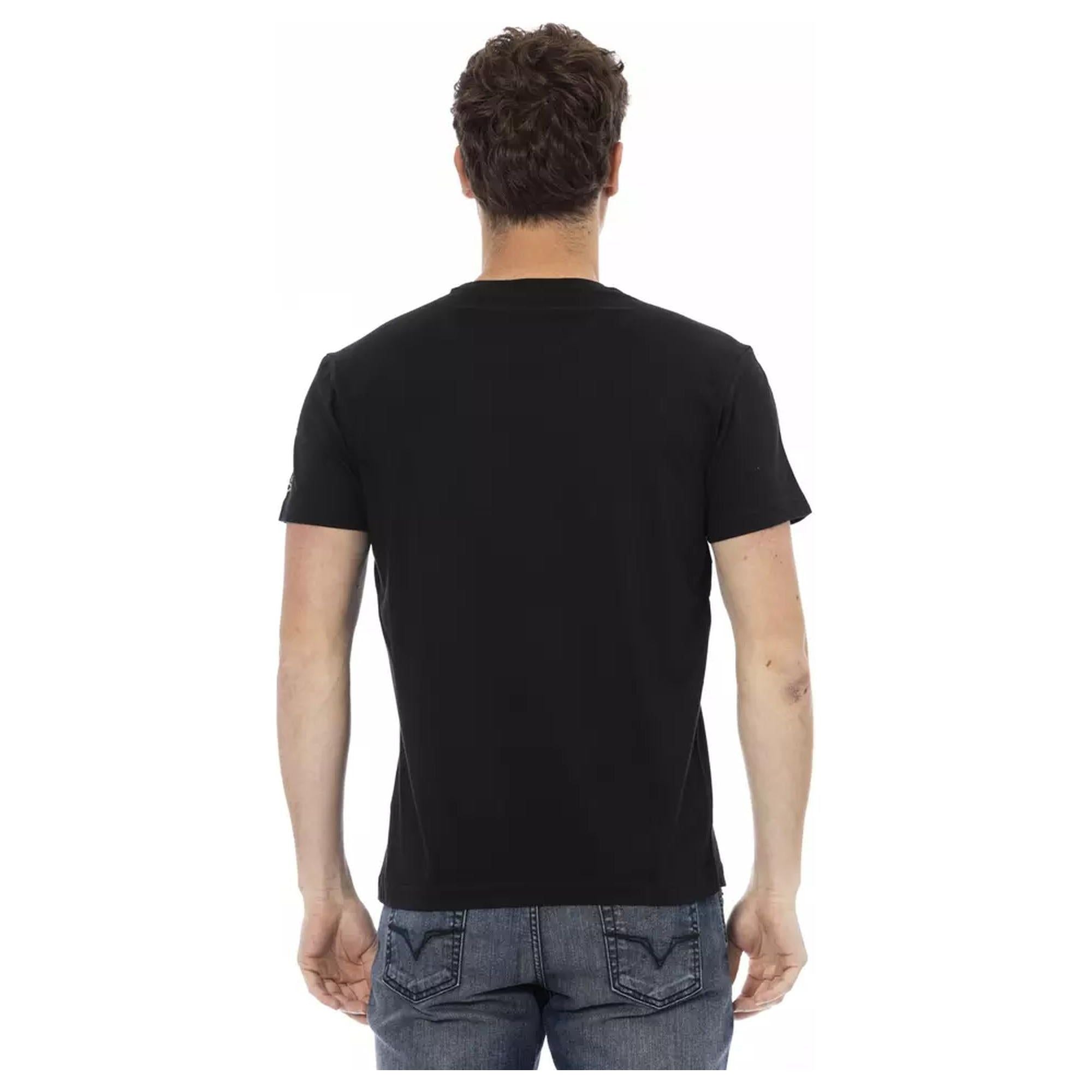 Short Sleeve T-shirt with Front Print 2XL Men