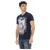 Short Sleeve T-shirt with Front Print 3XL Men