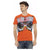 Short Sleeve Round Neck T-shirt with Front Print 3XL Men