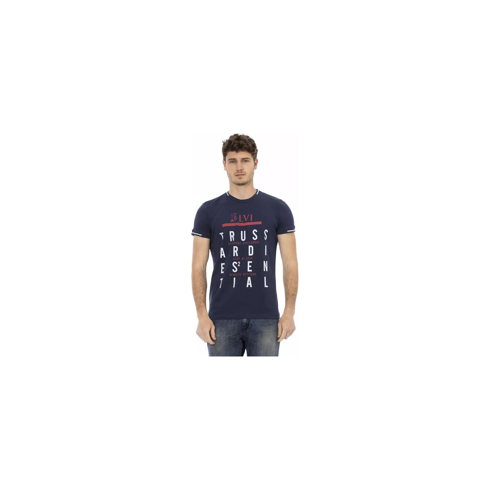 Short Sleeve T-shirt with Front Print L Men