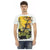 Short Sleeve T-shirt with Front Print 3XL Men