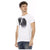 Short Sleeve Round Neck T-Shirt with Front Print 3XL Men