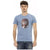 Short Sleeve T-shirt with Front Print 2XL Men